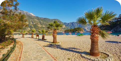 фетхие пляж олюдениз