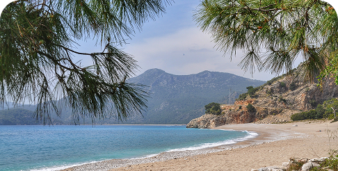 песчаные пляжи фетхие