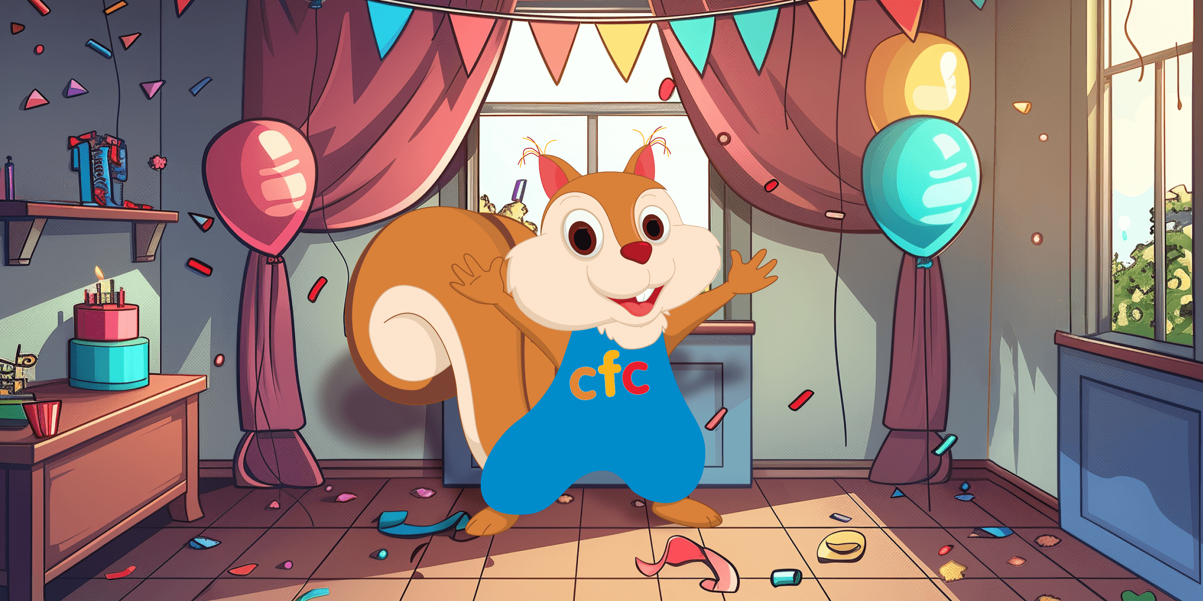 Бельчонку Санни 15 лет!